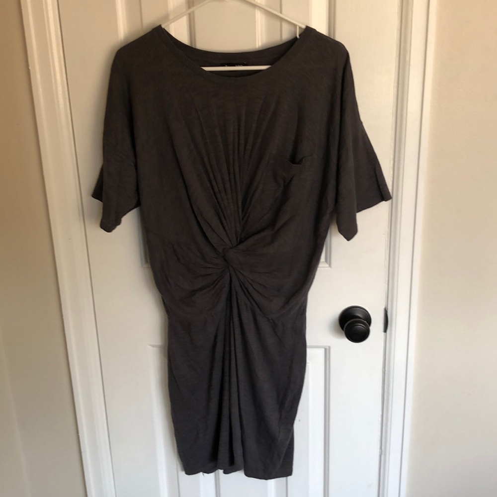 Gray casual dress